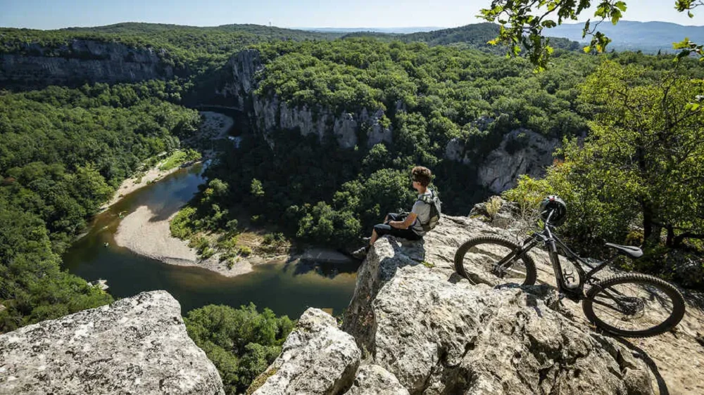 Grande traversée de l'Ardèche VTT 11 la grande traversée de l'ardèche à VTT